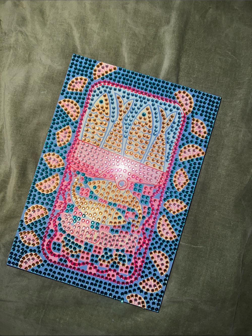 Sardines Diamond Painting Art Canvas  - Pink, Blue, Gold